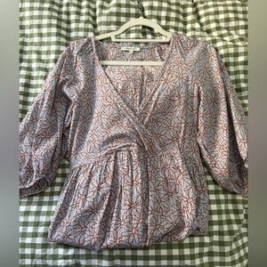 Madewell floral midi dress - size S